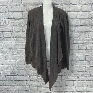 Barefoot Dreams CozyChic Lite Waterfall Island Wrap Calypso Cardigan Tau